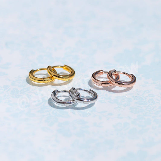 Girls crew In My Element Hoops: Silver