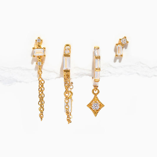 Girls Crew Golden Era Earring Set