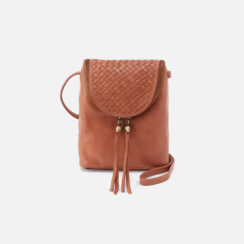 HOBO Fern Crossbody in washed Heather- Harvest Wheat