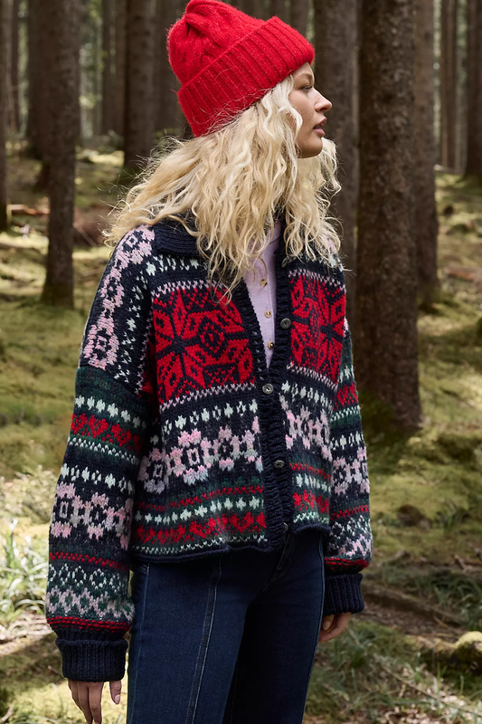 Free People Snowdrift cardigan- Festive Combo