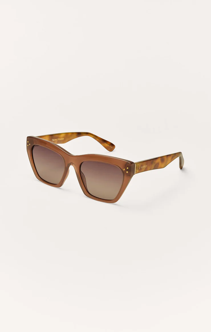 Z Supply Park Ave Sunglasses-Taupe Tort Gradiant