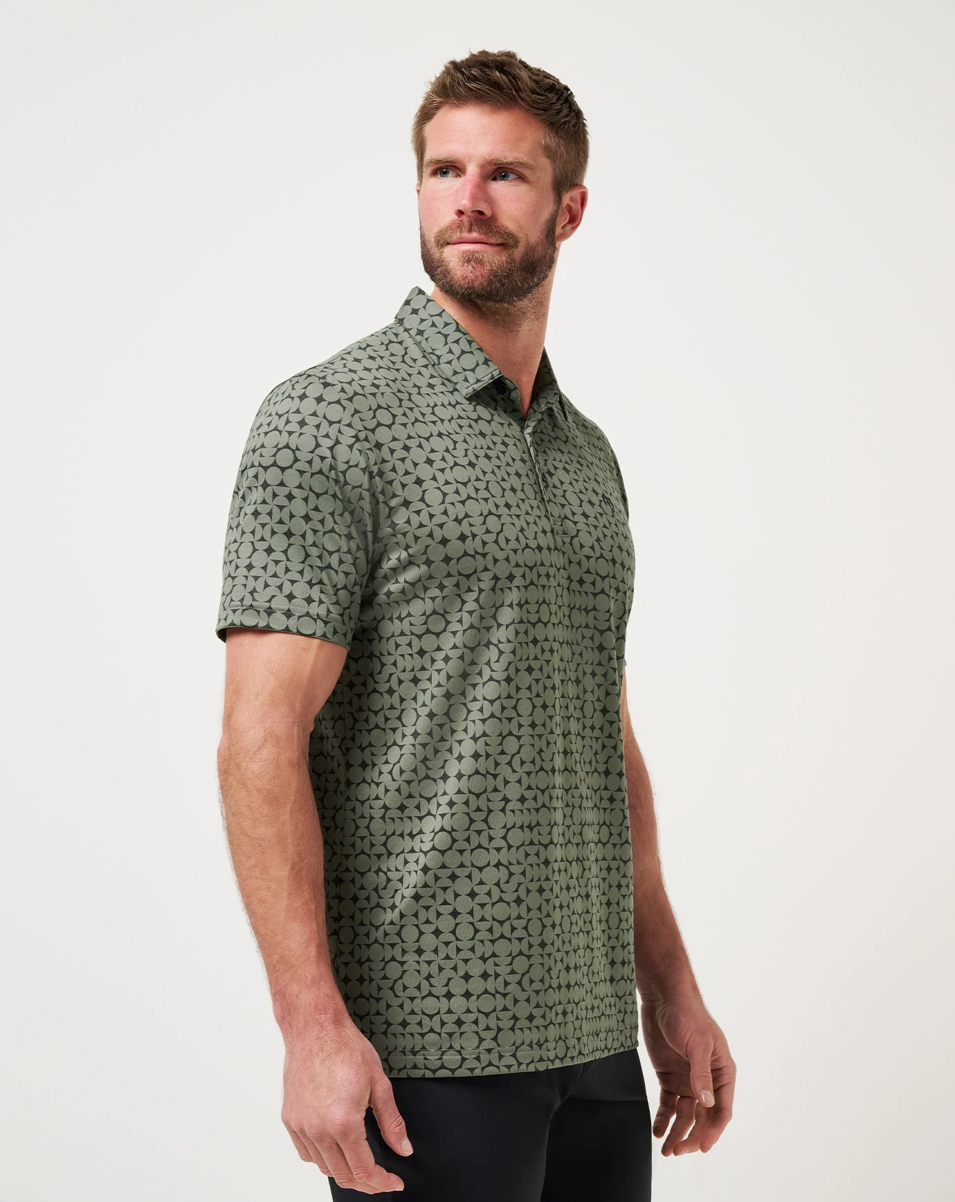 Travis Mathew Featherweight Caves Polo- Dark Olive