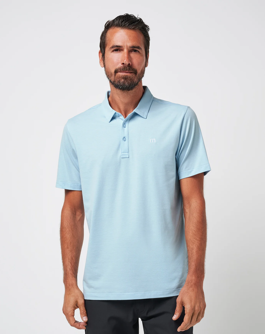 Travis Mathew Polo- Heather Blue Dream