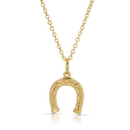 Jurate Happy Chance Horseshoe Pendant Necklace