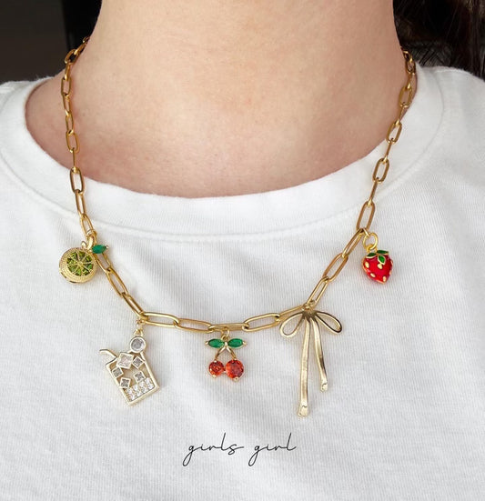Charm Necklace- Girls Girl