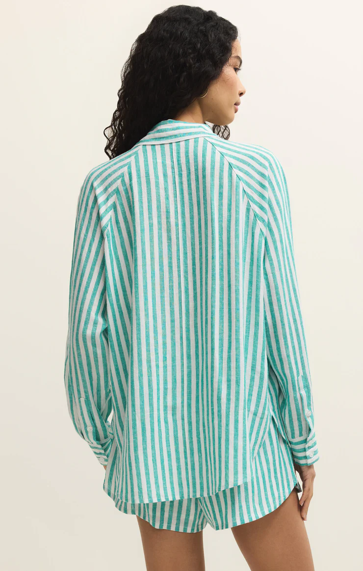 Z Supply Perfect Linen Striped Top