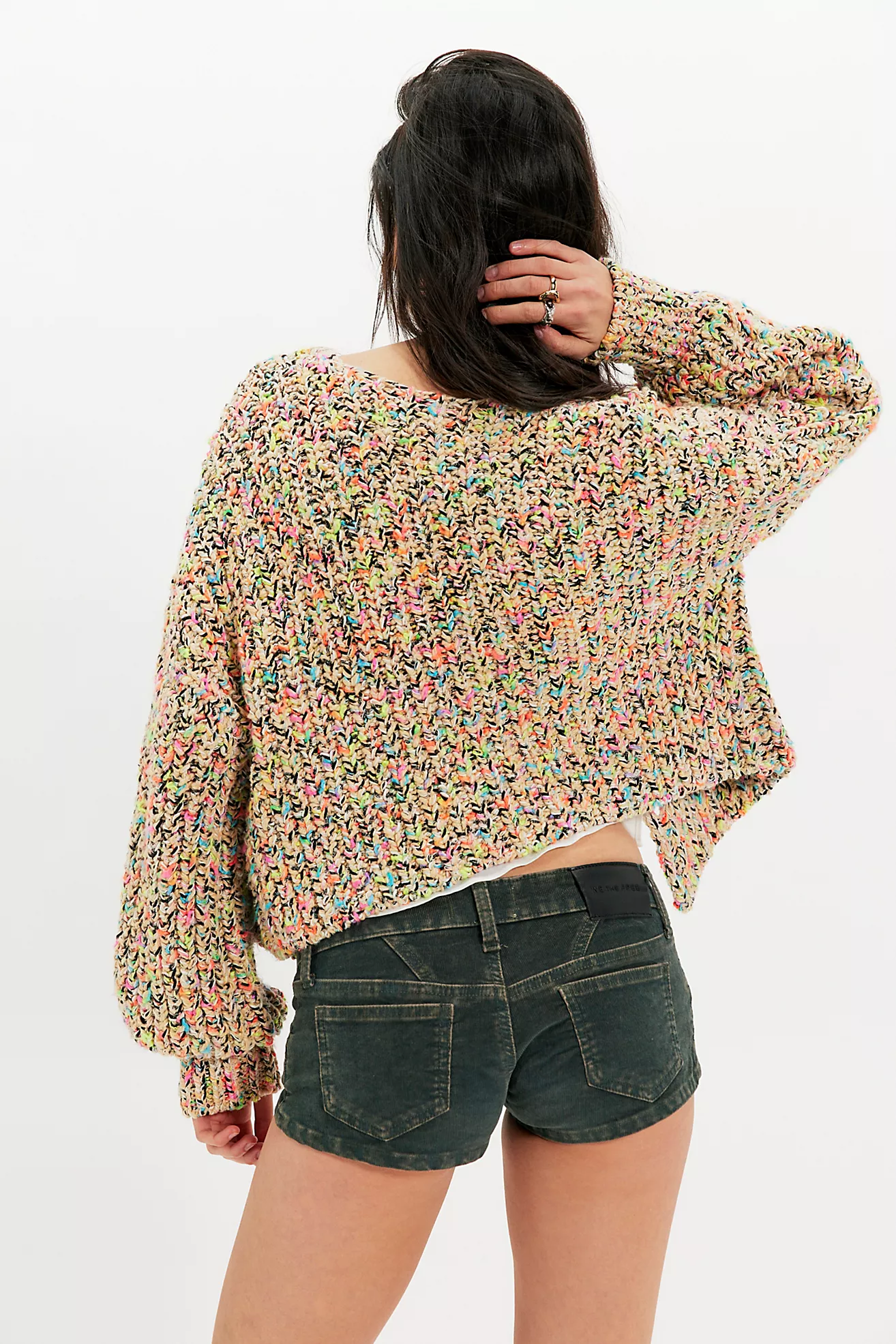 Free People Flea Market Cardi- Neon Sand