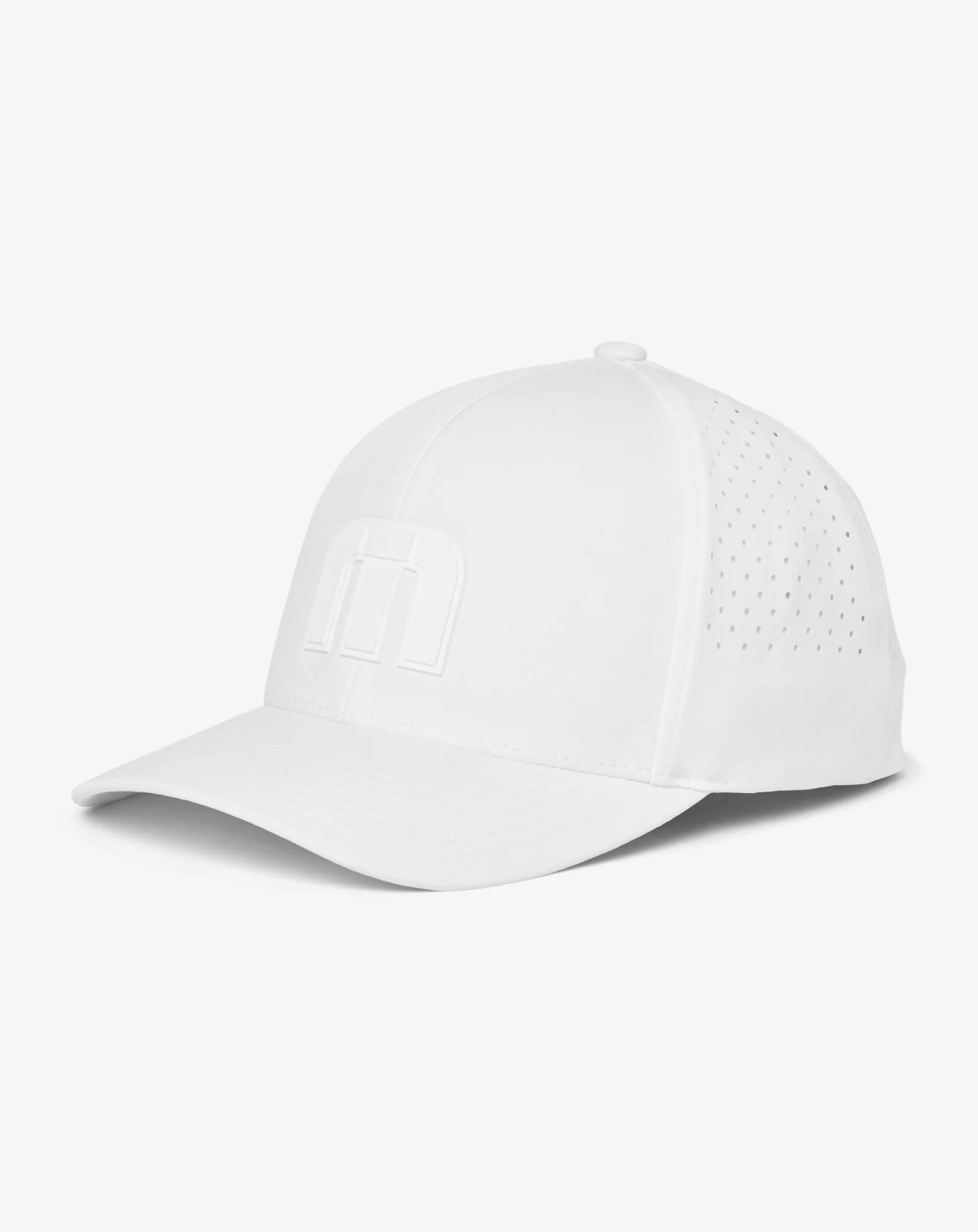 Travis Mathew Bahamas Tech Snapback Hat- White