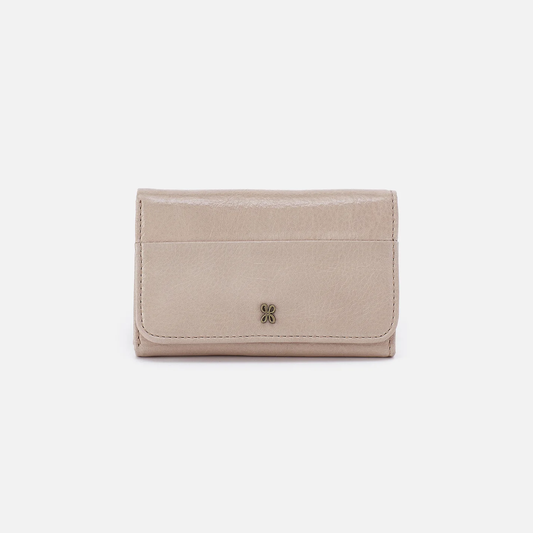 HOBO Jill Trifold Wallet- Stone Glass