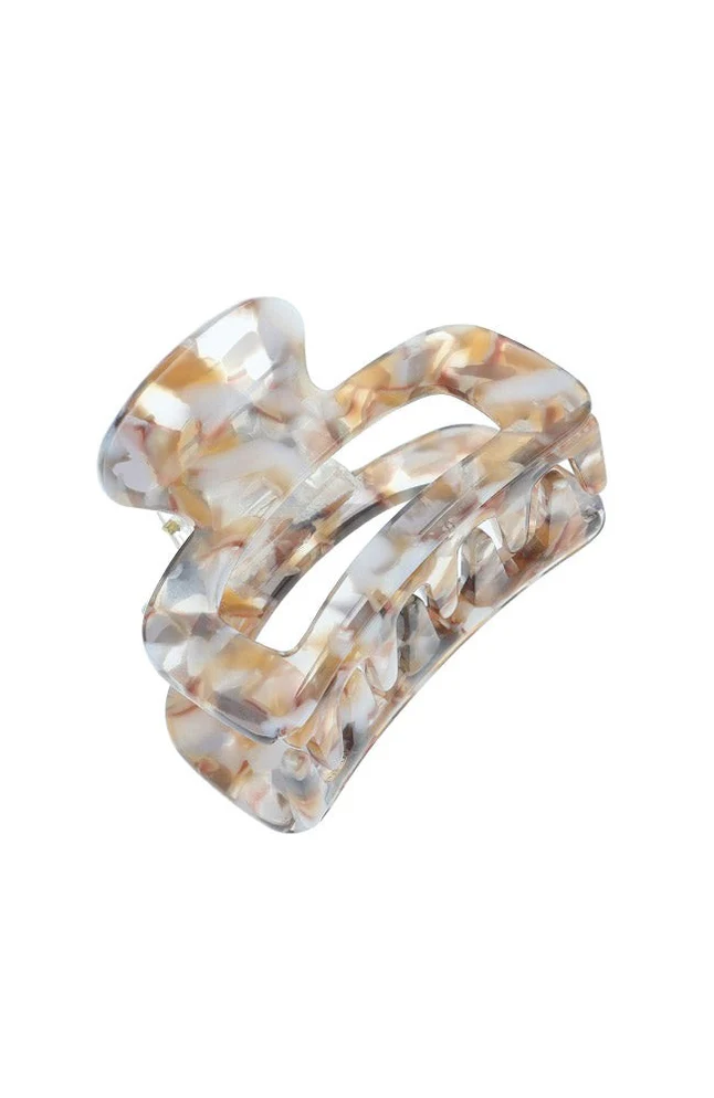Odessa Jaw Hair Clip-Stone