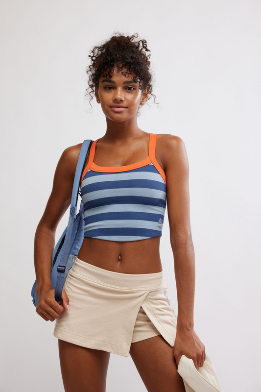 Free People All Clear Striped Cami- Skyline Combo