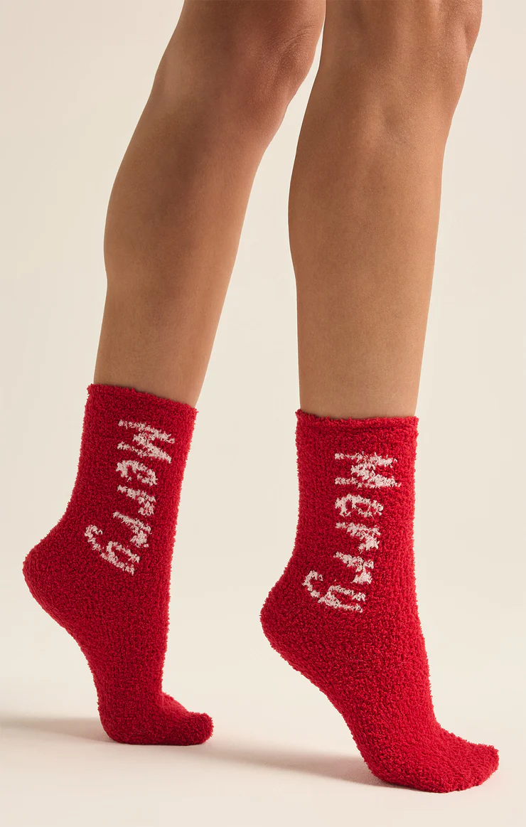 Z Supply 2-Pack Merry & Bright Socks