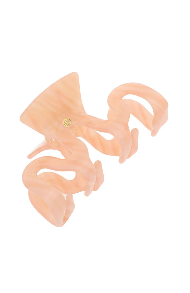 Wavy Jaw Hair Clip- Poppy