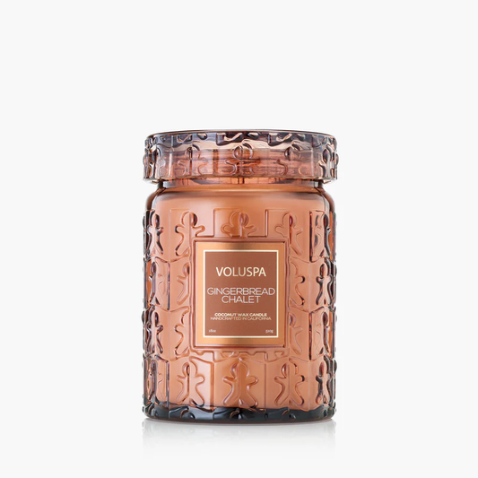 Voluspa Gingerbread Chalet Large Jar