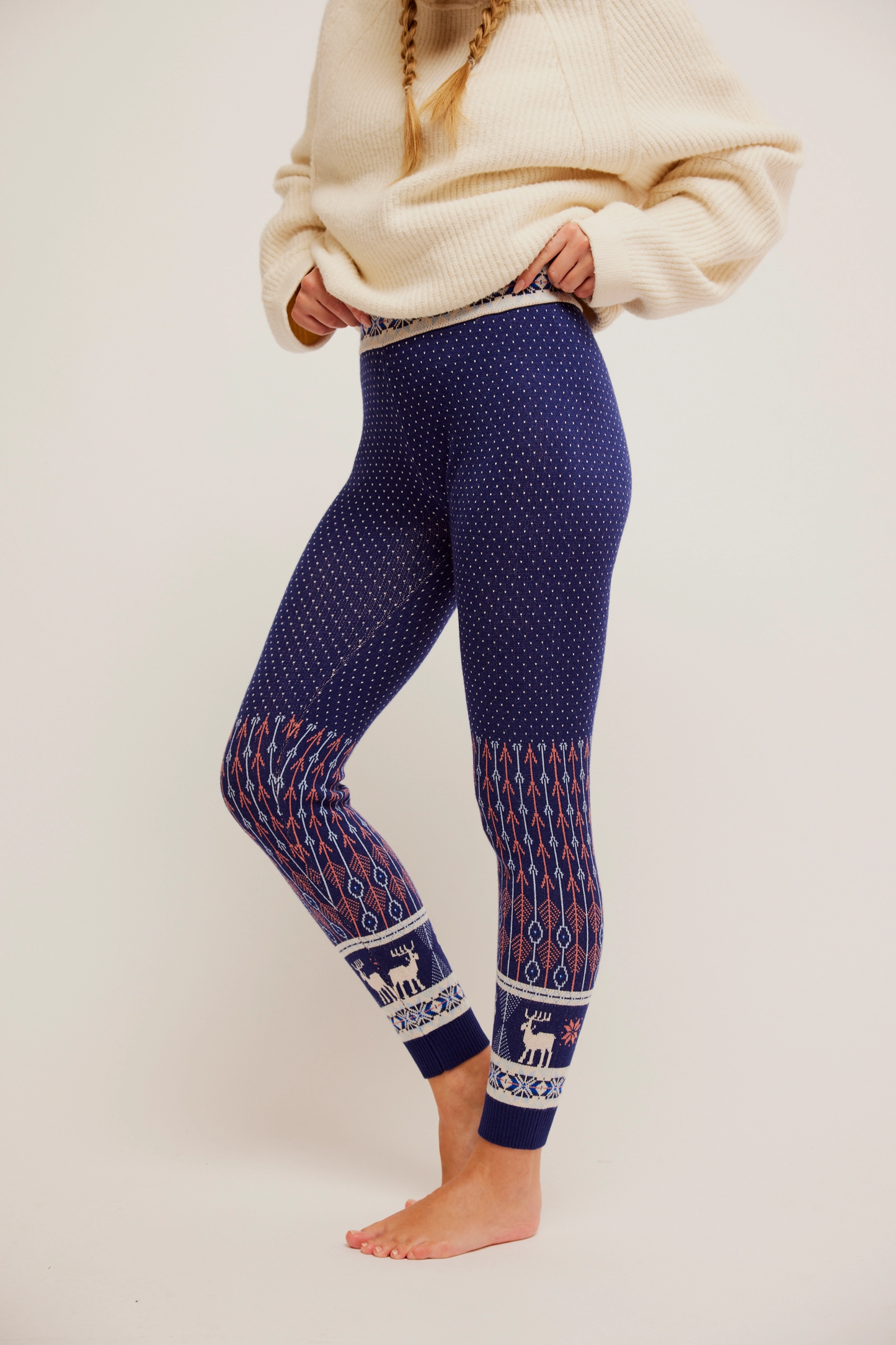 Free People Falala Leggings- Midnight Combo