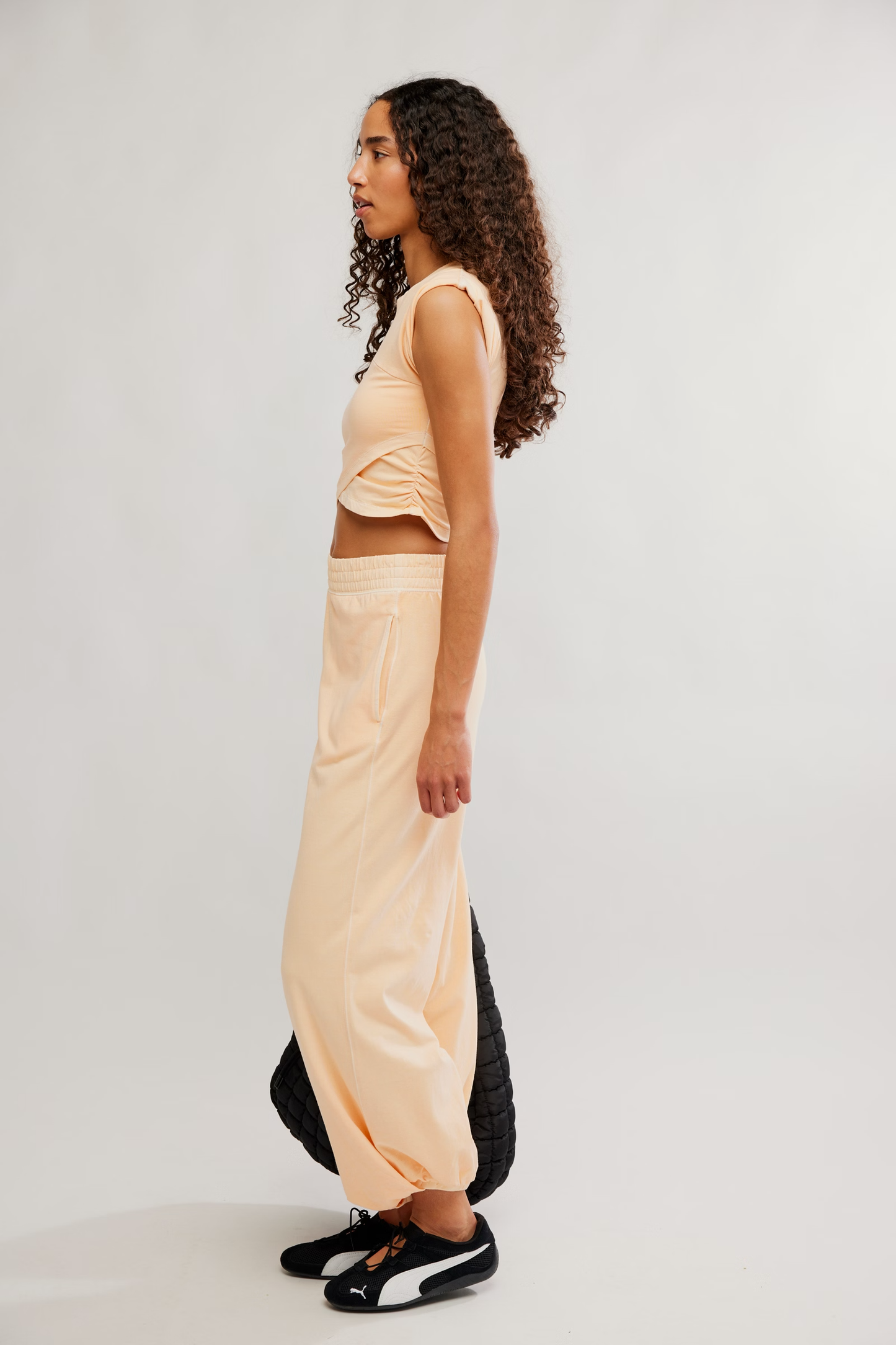 Free People Hot Shot Crossover Set- Pina Colada