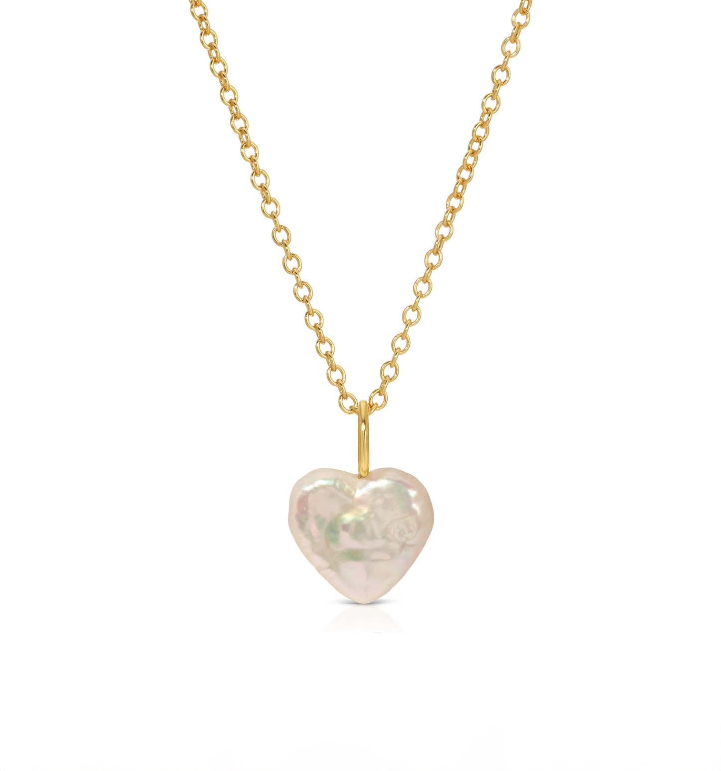 Jurate Heartsway Pearl Heart Pendant Necklace