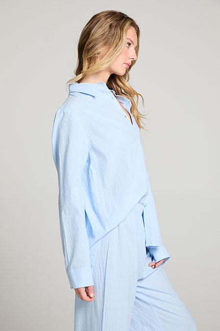 Chaser Paso Skyway Blue Button Up