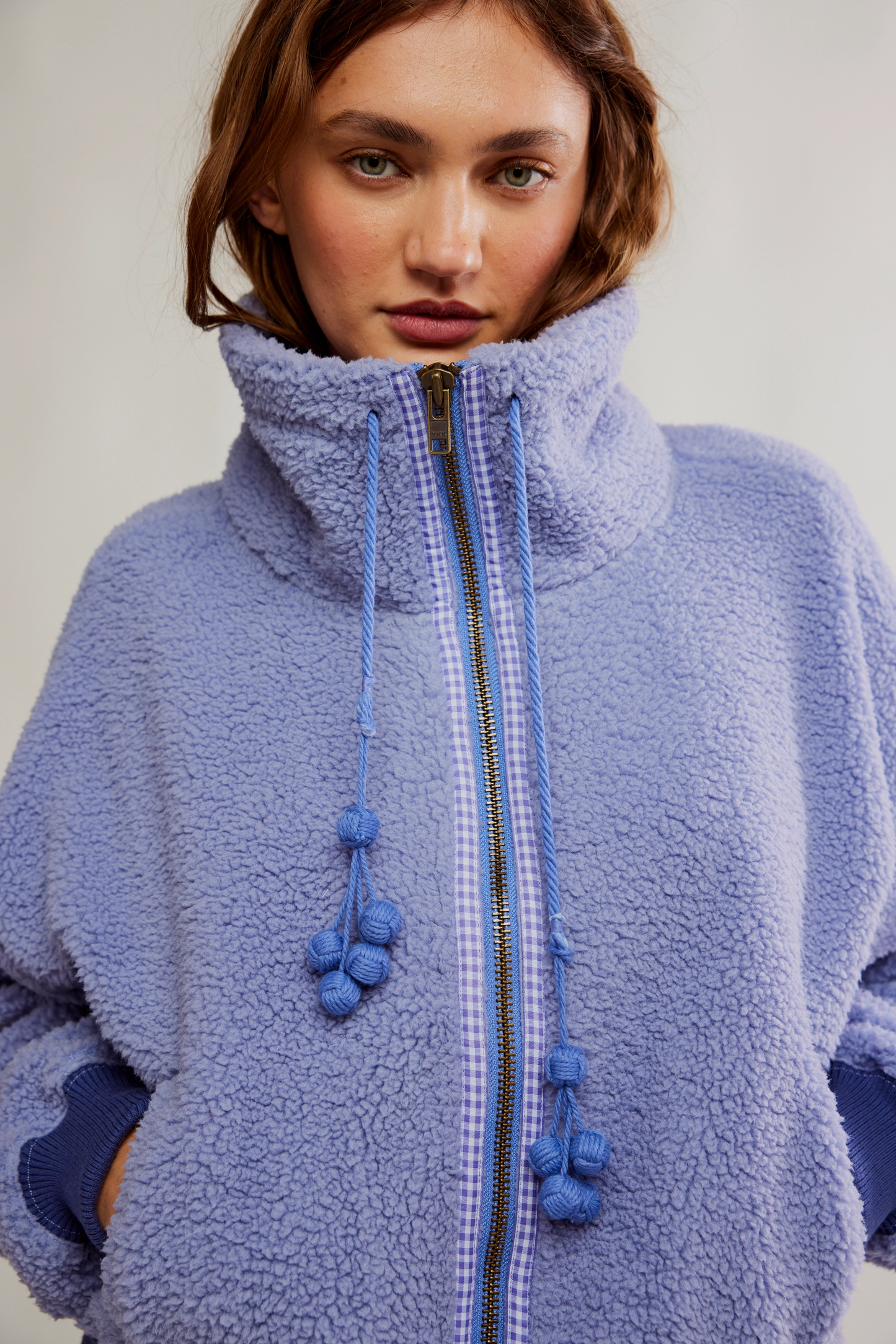 Free People Alpine Sherpa Jacket- Peri