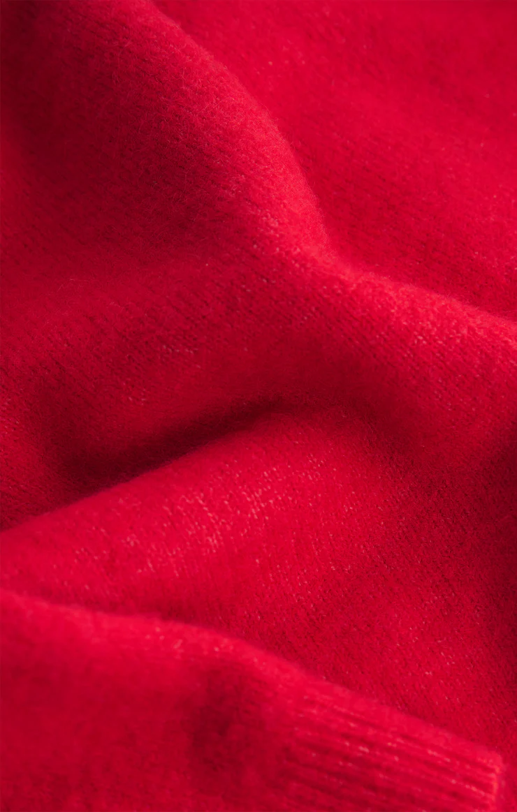 Z Supply Medina Cozy Cardigan- Festive Red