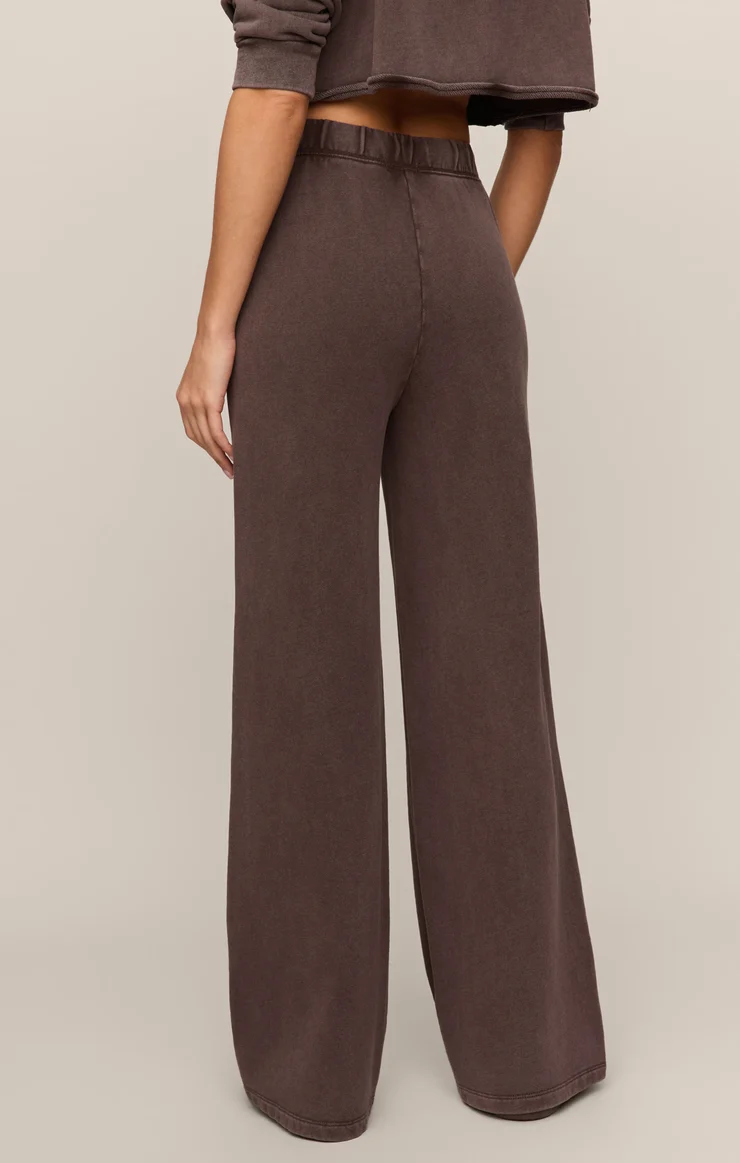 Z Supply Hunter French Terry Pant- Dark Chocolate