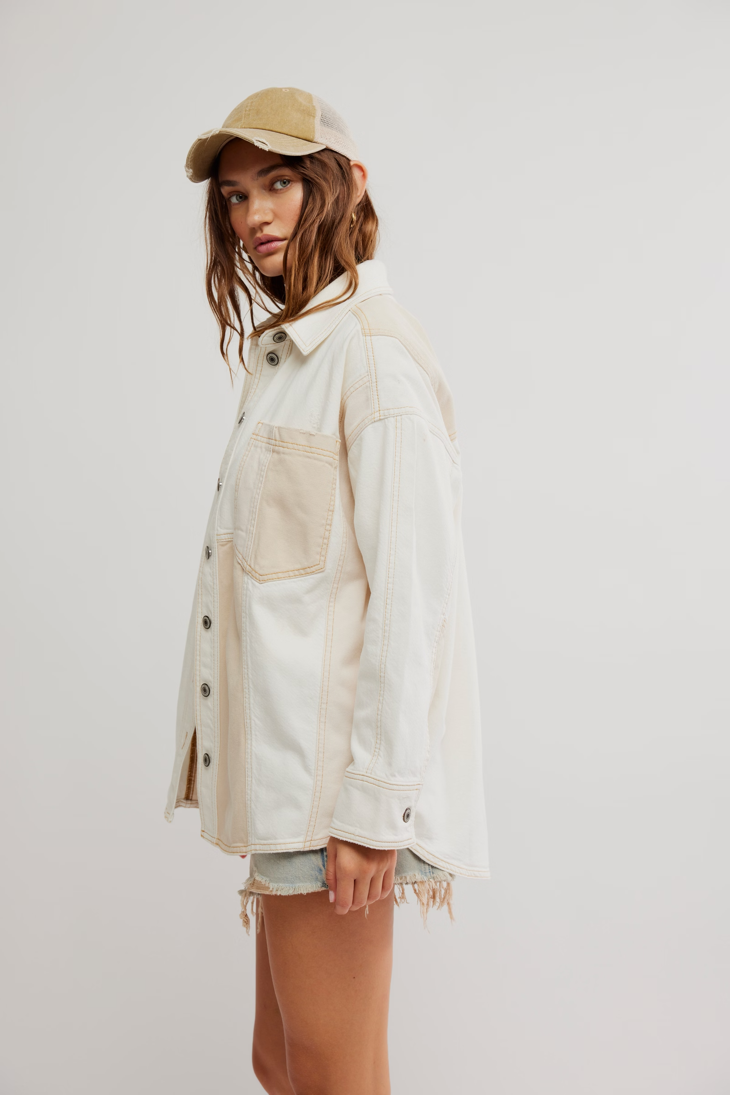 Free People Mountain Roads Jacket- Ivory