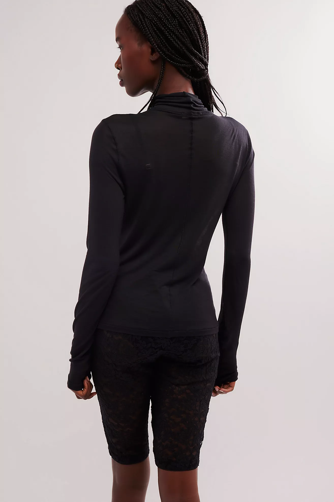 Free People On Air Turtleneck- Black