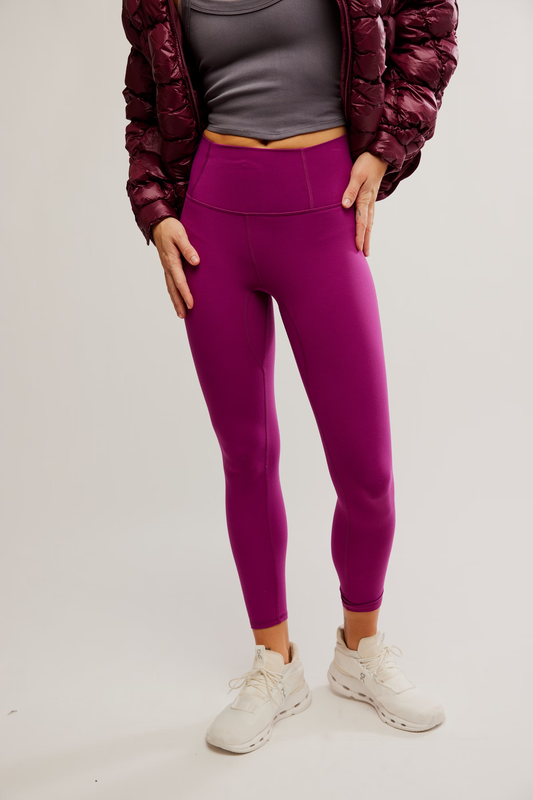 Free People Never Better Legging- Deep Mulberry