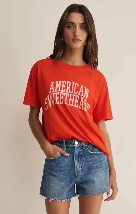 Z Supply Sweetheart Boyfriend Tee