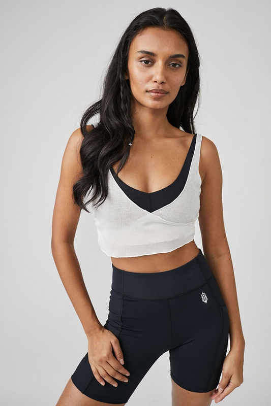 Free People Reach For the Stars Bra- Brushed Sail
