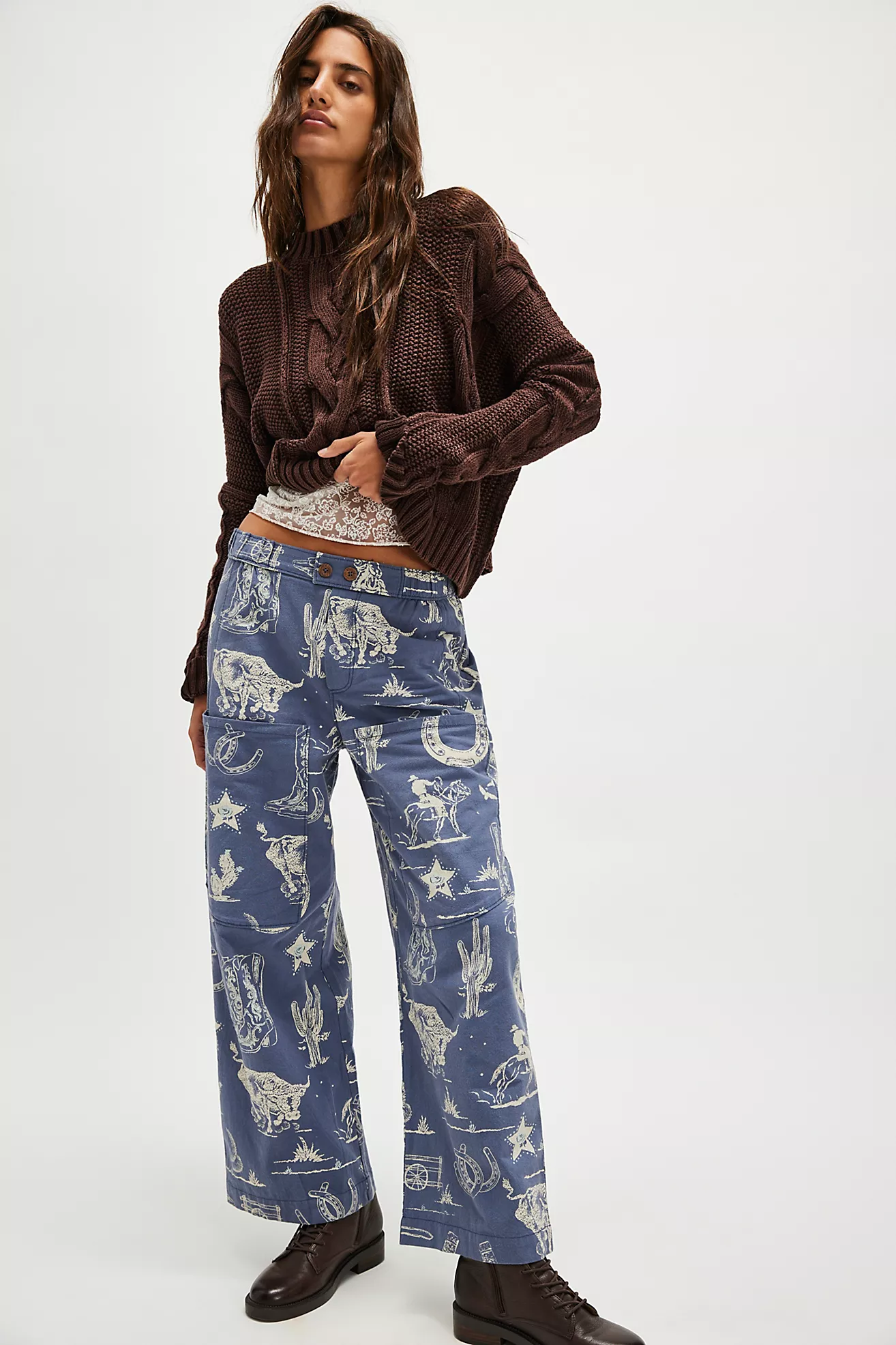 Free People Seaside Pull-On Pant