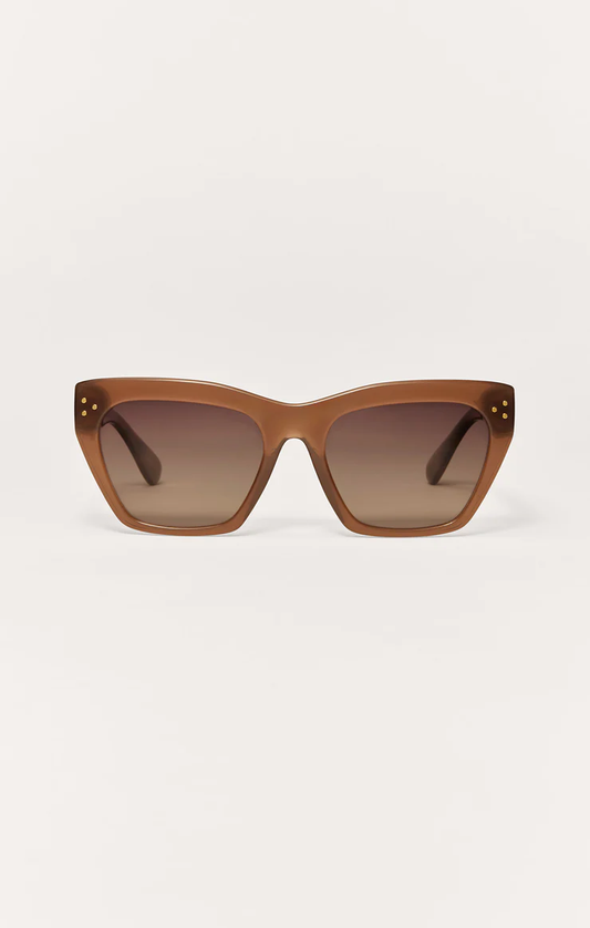 Z Supply Park Ave Sunglasses-Taupe Tort Gradiant