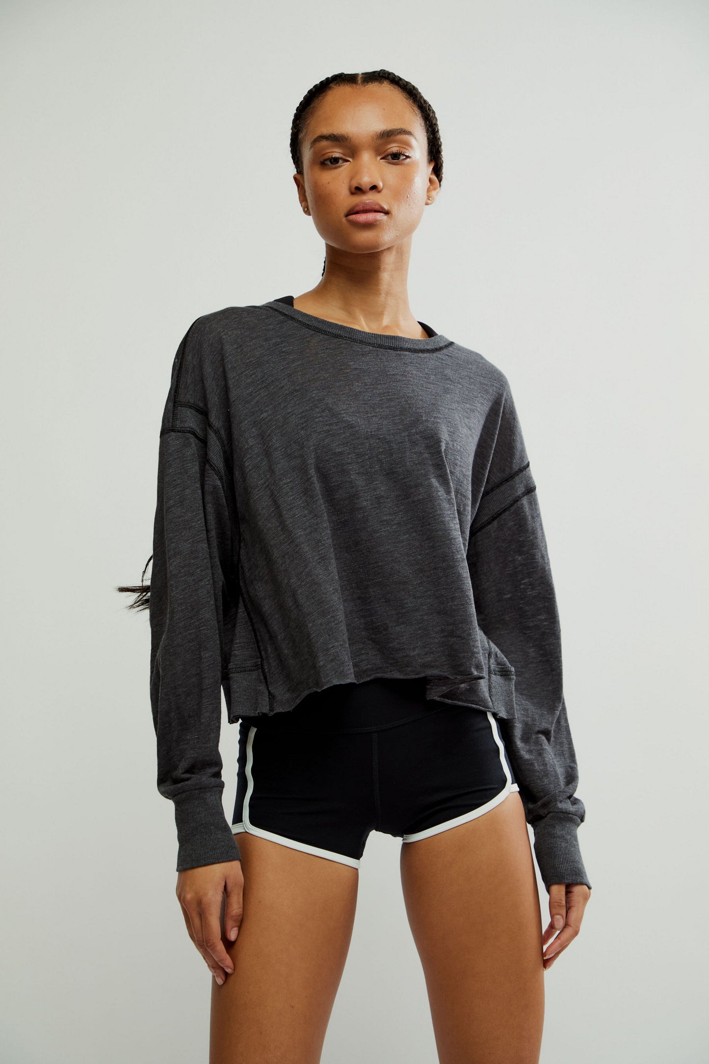 Free People My Time Layer- Black