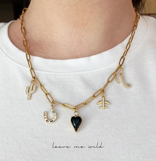 Charm Necklace- Leave Me Wild