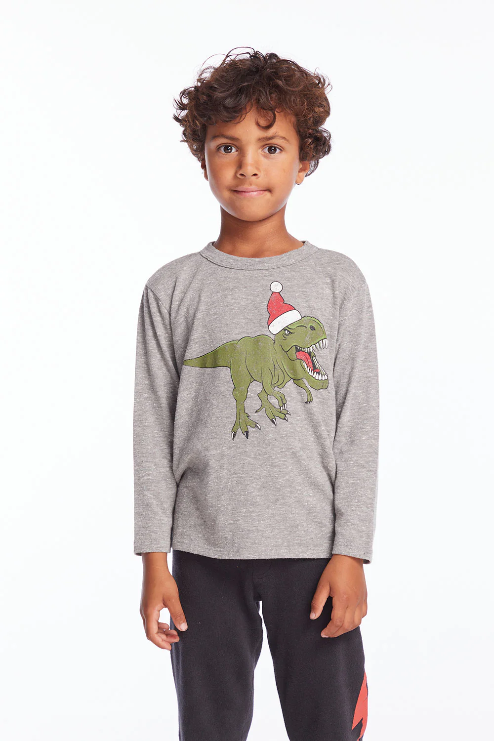 Chaser Dinosaur Santa Long Sleeve