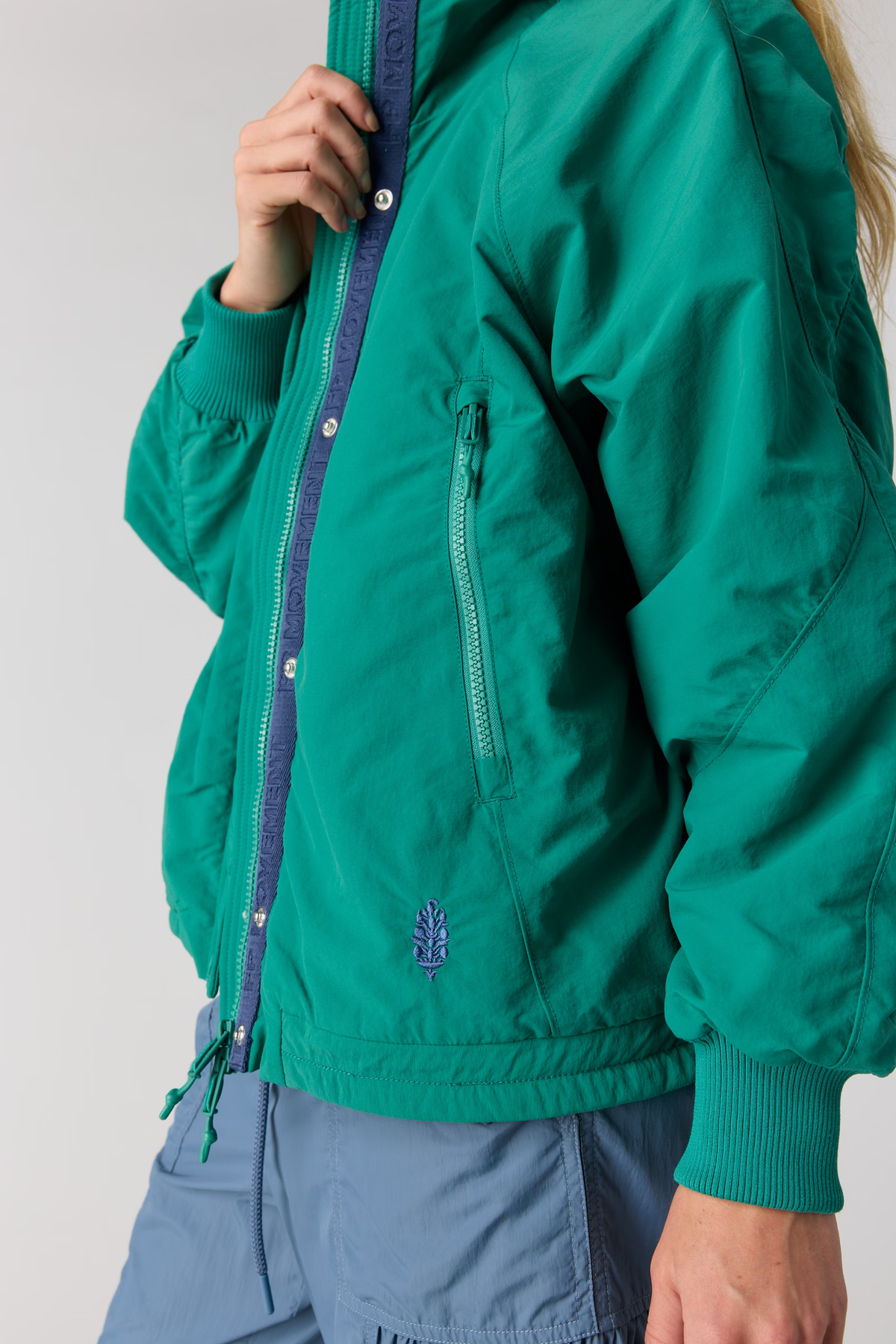 Free People Field Tripper Jacket- Green Frost