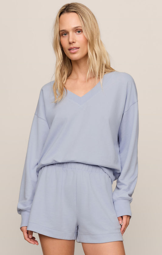 Z Supply The Everyday V-Neck- Skyline