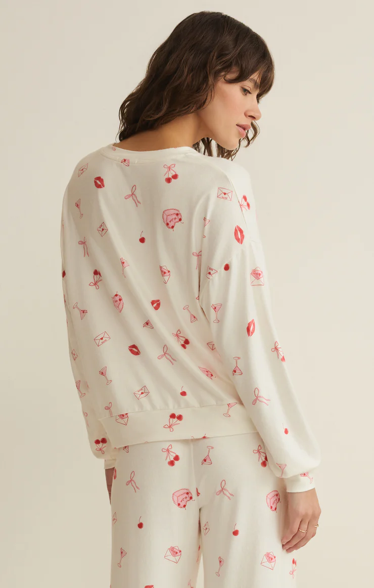 Z Supply Mira Sweet Things Long Sleeve Top