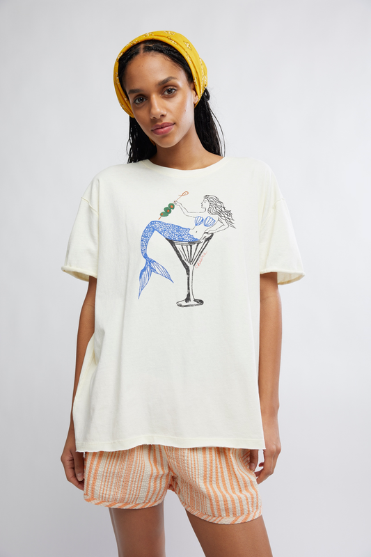 Free People Best Coast Mermaid Tee