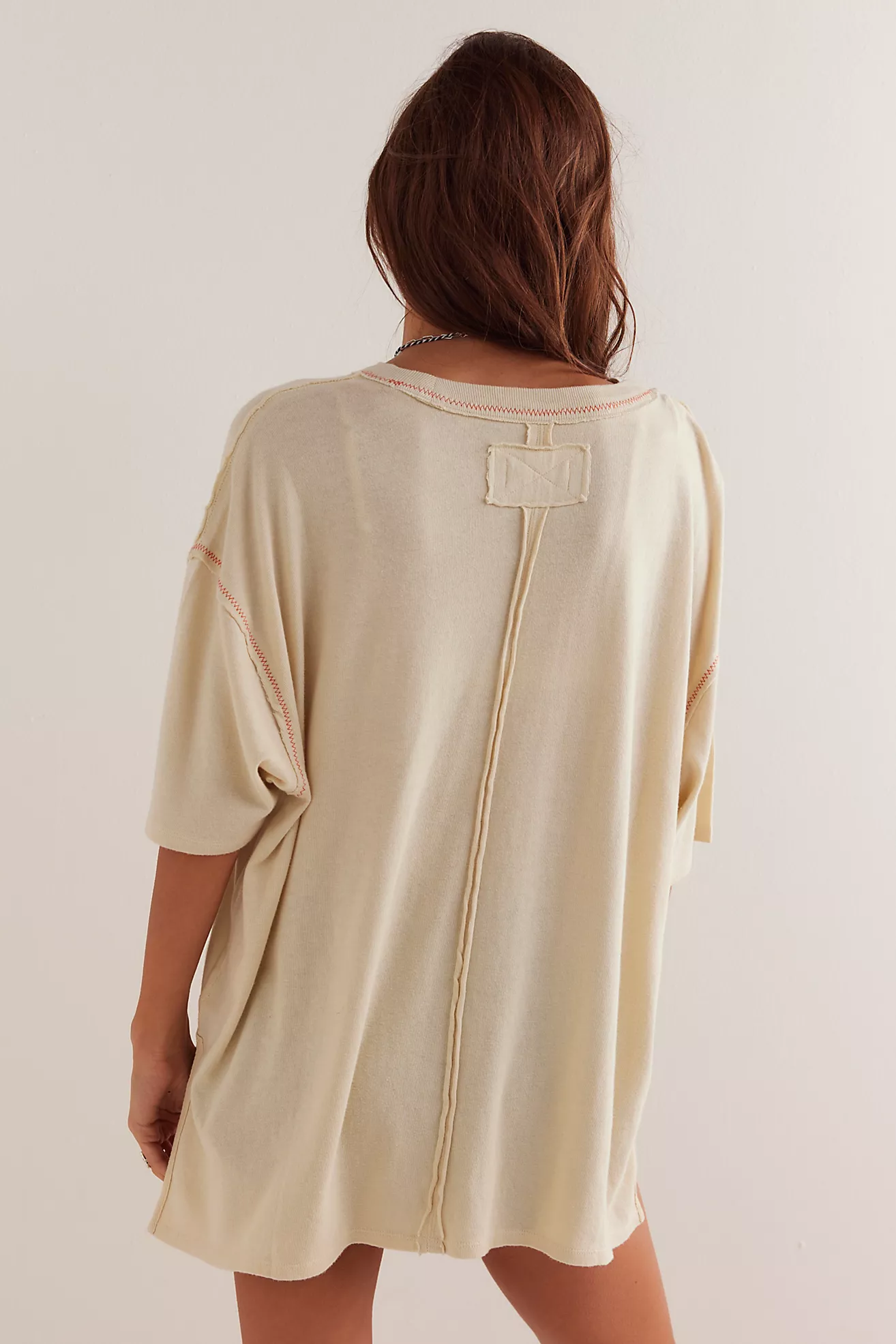 Free People Love Rose Tee- Ivory Combo