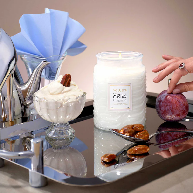Voluspa Vanilla Sunday Large Jar Candle