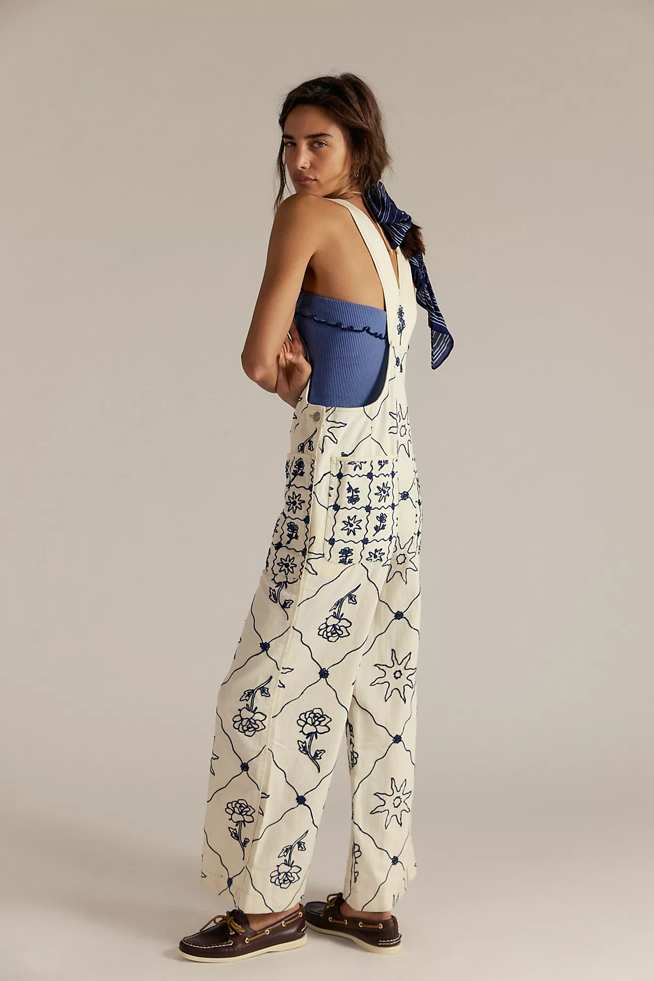 Free People We the Free Rising Sun Overalls