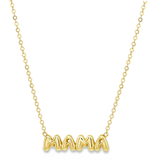 Jurate Oh Mama Bubble Gold Necklace