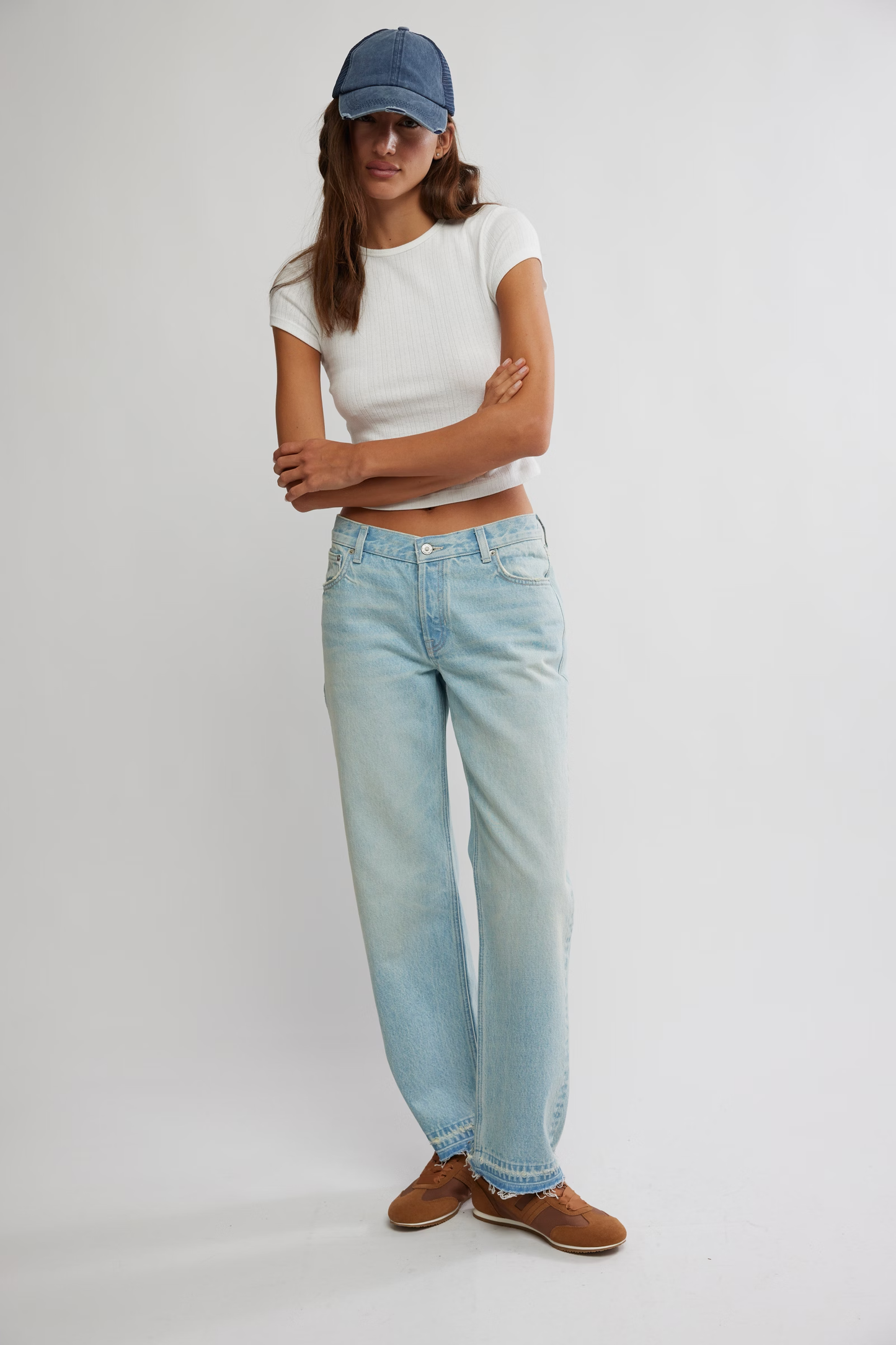 Free People Up All Hours Slim Jeans- Safe & Sound
