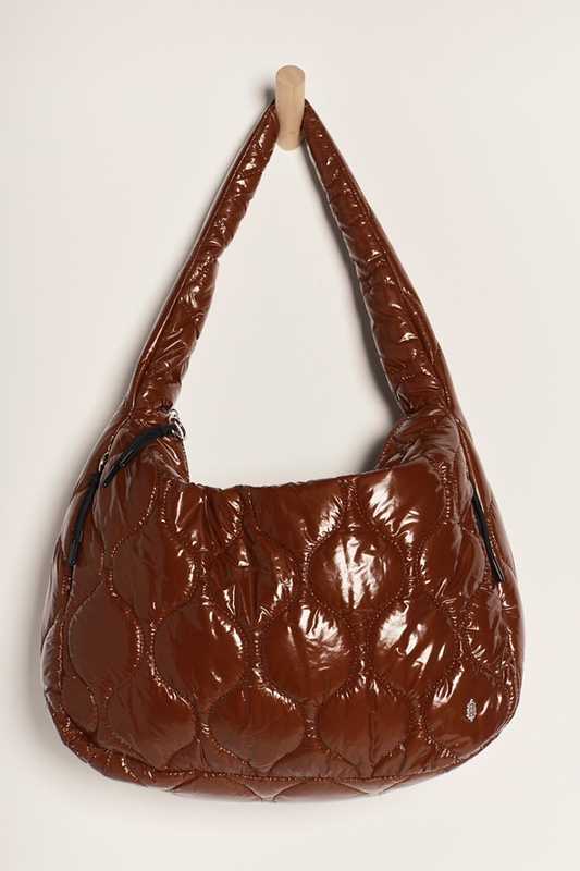 Free People Surplus Shine Carryall Bag- Nutshell