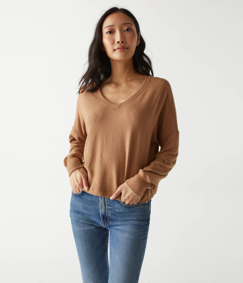 Michael Stars Vic Relaxed V-Neck Pullover