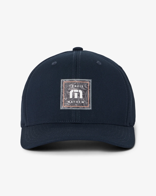 Travis Mathew Final Boarding Snapback Hat- Navy