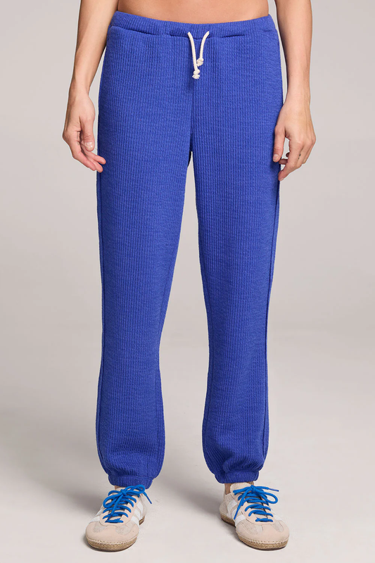 Saltwater Luxe Pull on Lips Blue Jogger Pant