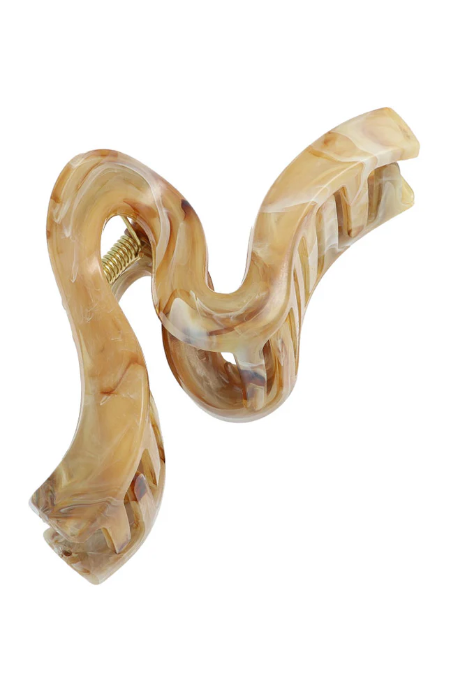 Nara Claw Hair Clip- Brown