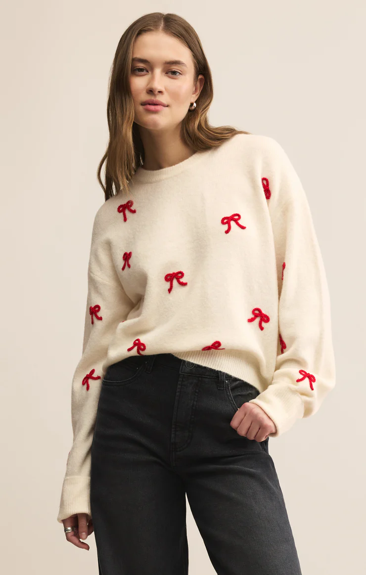 Z Supply Tie The Ribbon Sweater